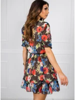 Šaty LK SK 507626.70 čierna a červená