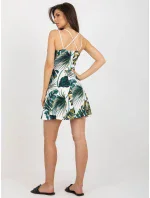 NM SK šaty V6659 1.86 biela a zelená