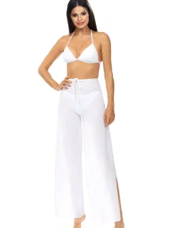 Plážové nohavice L8025 V1 White - Lorin