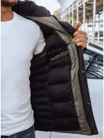 FashionStreet khaki pánska zimná bunda TX4279 FashionStreet khaki pánska zimná bunda TX4279