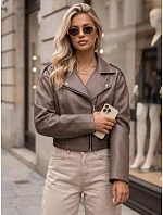 Dámska kožená bunda v štýle Ramones značky Fango FashionStreet TY5953