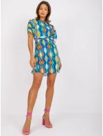 Dámske šaty-DHJ-SK-9651.51-modré