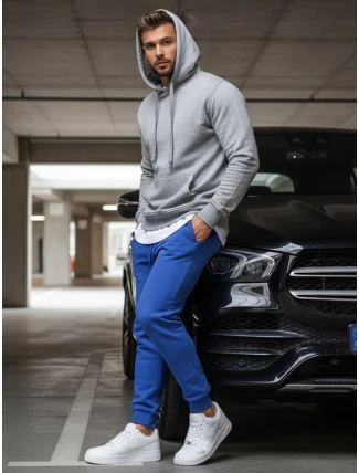 Modré pánske tepláky FashionStreet UX2710