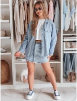 Dámska džínsová sukňa-šortky DENIVISA modrá FashionStreet SY0465