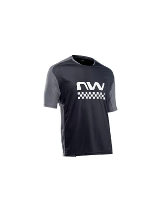 Cyklistický dres NORTHWAVE Edge Jersey Short Sleeve – čierny/tmavozelený Cyklistický dres NORTHWAVE Edge Jersey Short Sleeve – čierny/tmavozelený