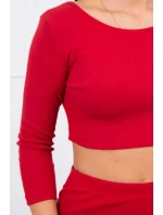 Súprava blúzky a sukne červená