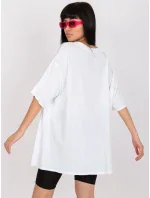 Tričko DHJ TS 6862.24X biela a ružová Tričko DHJ TS 6862.24X biela a ružová