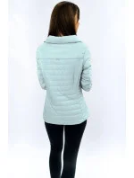 Bunda v šedomátové farbe s vysokým stojačikom (DL016)