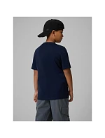 Chlapčenské tričko s potlačou 4F 4FJRSS26TTSHM3599-10S