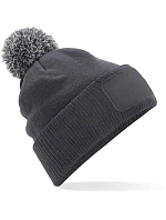 Beechfield B 443 Pletená čiapka Snowstar® 53.0443 grafitovo šedá/svetlo šedá