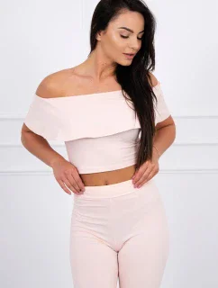 Frill set púder ružový