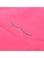 Detská softshellová bunda s membránou ALPINE PRO MULTO neon knockout pink