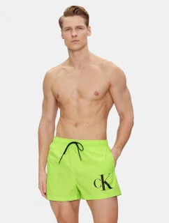 Pánske plavky KM0KM00967 LKQ neónovo zelená - Calvin Klein