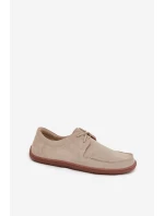Dámske prírodné semišové barefoot topánky Zazoo 327 light beige Dámske prírodné semišové barefoot topánky Zazoo 327 light beige