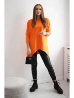 Oversize blúzka oranžová