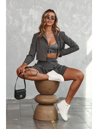 Wysokie Trampki Na Ukrytym Koturnie Big Star LL274035 Białe