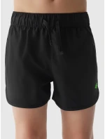 Chlapčenské plážové šortky 4F - čierne Chlapčenské plážové šortky 4F - čierne