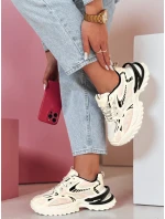 Dámske športové tenisky BLAZERO beige FashionStreet ZY0901 Dámske športové tenisky BLAZERO beige FashionStreet ZY0901