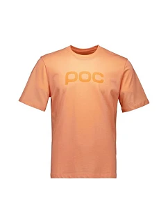 Tričko POC Tee v marhuľovej farbe