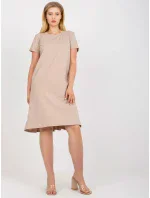 Šaty RV SK 7912.10P béžová