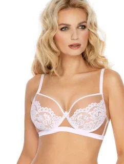Dámska podprsenka Torfi push up white - ROZA