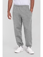 Fruit of the Loom Iconic Premium Joggingové nohavice s elastickými manžetami z hrubej bavlny 16.4056, atletická melírovaná farba Fruit of the Loom Iconic Premium Joggingové nohavice s elastickými manžetami z hrubej bavlny 16.4056, atletická melírovaná farba