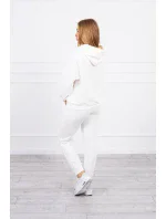 Tepláková súprava s kapucňou ecru