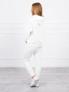 Tepláková súprava s kapucňou ecru