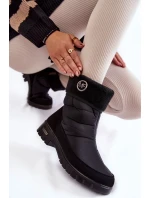 Dámske módne zateplené snežnice Progress PROGJ-21-13 Black