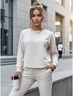 Dámska tepláková súprava MILIAN AY0819 beige - FashionStreet