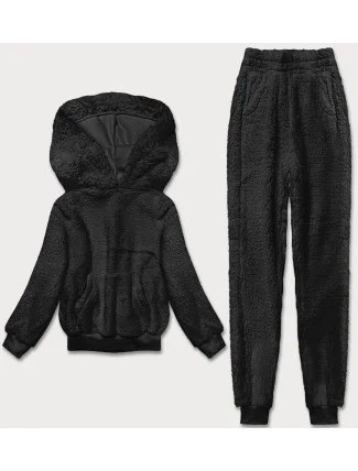 Teplý čierny teplákový dámsky komplet (YP-1104) Teplý čierny teplákový dámsky komplet (YP-1104)