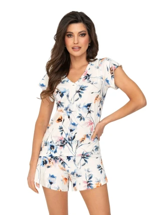 Dámske pyžamo Astrid 1/2 cream - Donna
