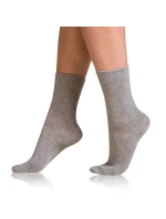 Dámske bavlnené ponožky s pohodlným lemom COTTON COMFORT SOCKS - BELLINDA - sivý melír Dámske bavlnené ponožky s pohodlným lemom COTTON COMFORT SOCKS - BELLINDA - sivý melír