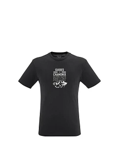 Tričko MILLET CDG CHAMONIX LOGO TS SS M čierne