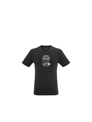 Tričko MILLET CDG CHAMONIX LOGO TS SS M čierne Tričko MILLET CDG CHAMONIX LOGO TS SS M čierne
