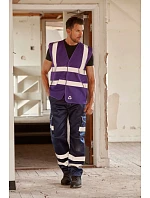 Yoko HVW 120 Hi-Vis sieťovaná bezpečnostná vesta 79.W120 šedá Yoko HVW 120 Hi-Vis sieťovaná bezpečnostná vesta 79.W120 šedá