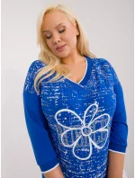 Blúzka RV BZ 9442.27 kobalt