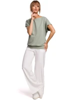 Dámska blúzka M498 Pistácie - Made Of Emotion