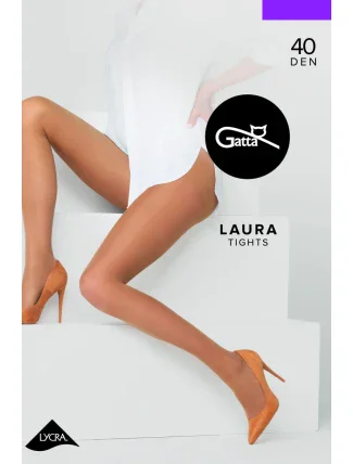 Polomatné dámske pančuchové nohavice LAURA - Lycra, 40 DEN.
