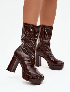 Topánky na podpätku model 219265 Krok vo veľkom štýle