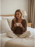 CASVINA dámsky sveter béžový FashionStreet MY2379