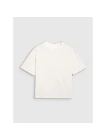 Dámske tričko oversize s potlačou 4F 4FRSS25TTSHF2692-11S