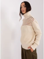 Jumper TO SW 1909.11X svetlo béžová