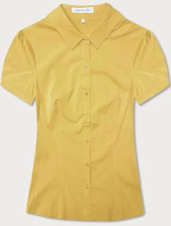 Bluzka z krótkim rękawem żółta (SSD16212D)
