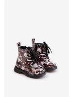 Dziecięce Botki Ocieplane Z Suwakiem Jednorożce Czarne Tiptop