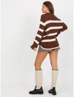 Dámsky sveter EM SW 1018 01.26P hnedý