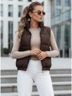 Dámska prešívaná vesta URBANELLE hnedá FashionStreet TY4970