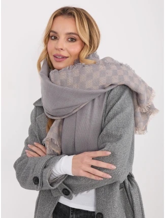 Šál AT SZ 16501.03 sivo-ružový