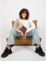 Mikina RV BL 8463.41P bielo-hnedá