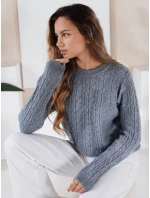 Dámsky sveter BRAVINAi modrý FashionStreet MY2530